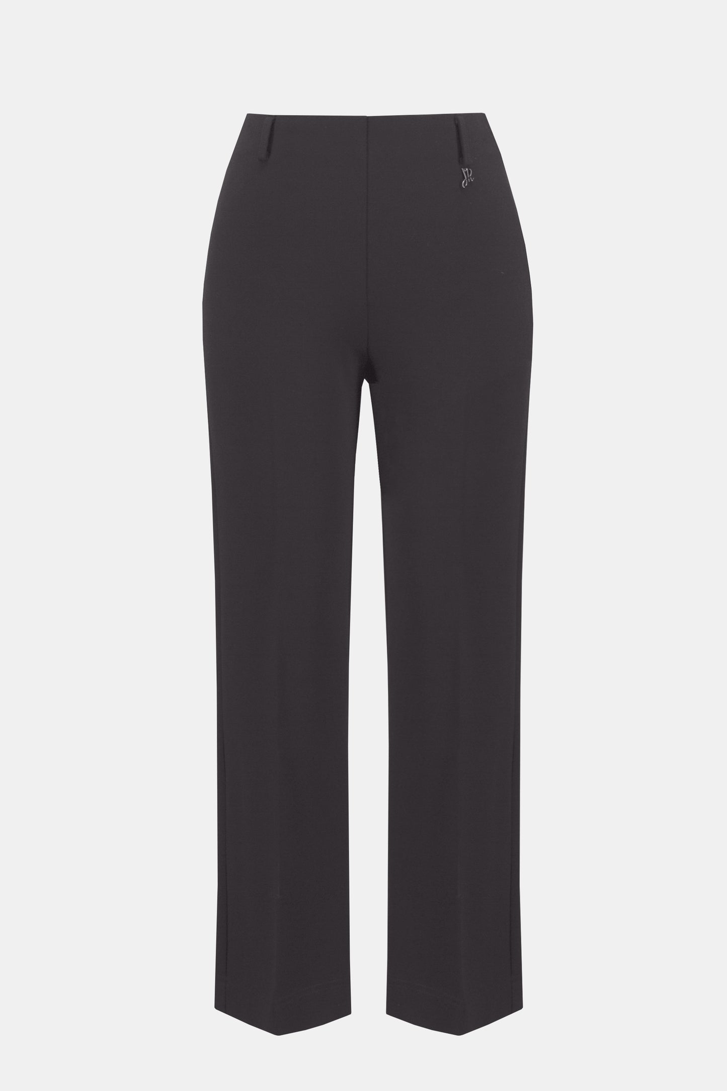 Joseph Ribkoff Heavy Knit Straight Pull-On Pants Charcoal Grey 243049F25