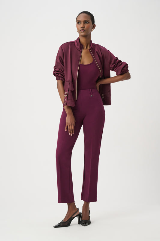 Joseph Ribkoff Straight Pull-On Pants Elderberry 243049W26