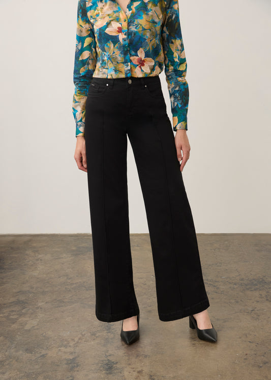 FDJ Olivia Wide Leg Pants Black 2447511