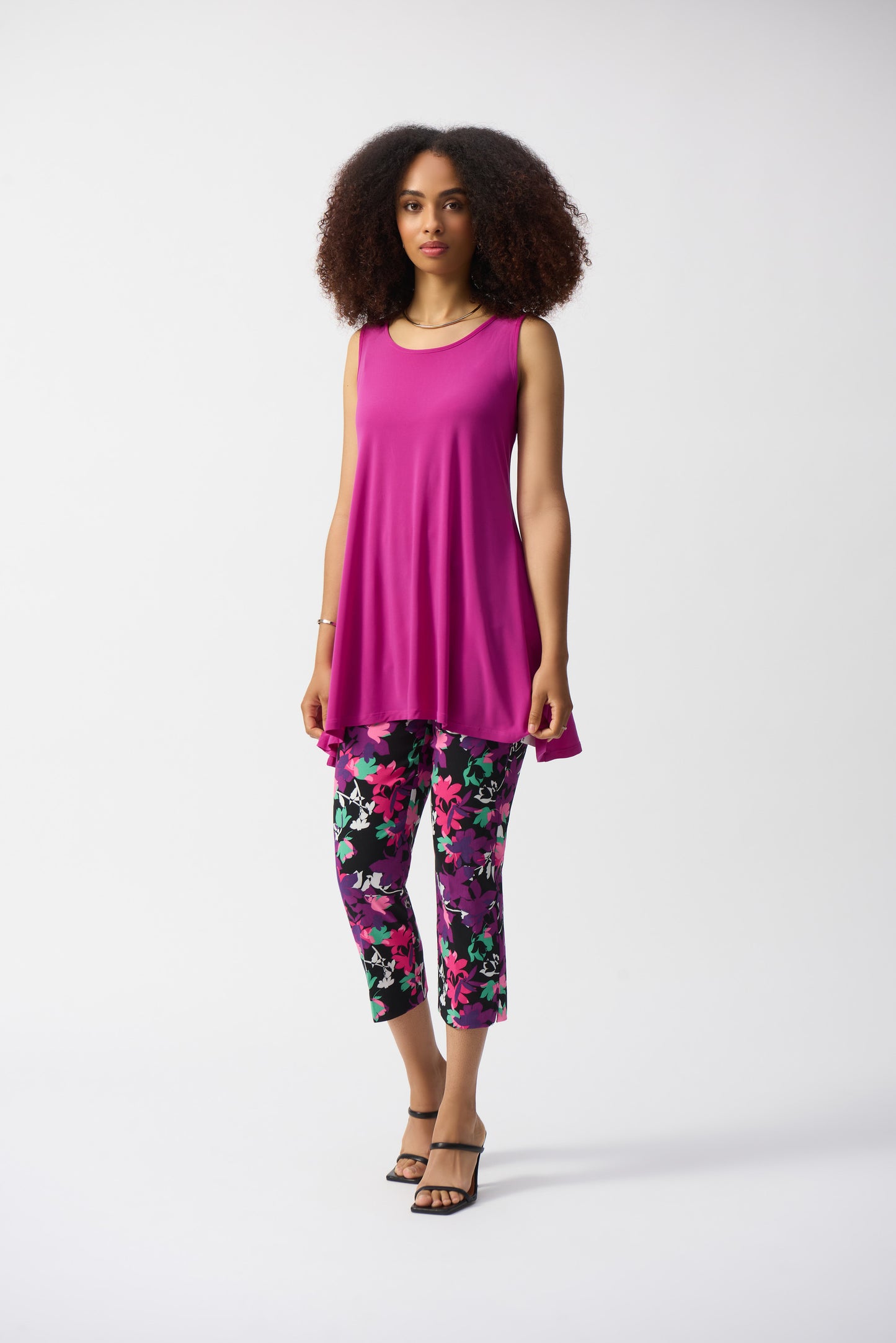 Joseph Ribkoff Sleeveless Flared Tunic Purple Orchid 251971