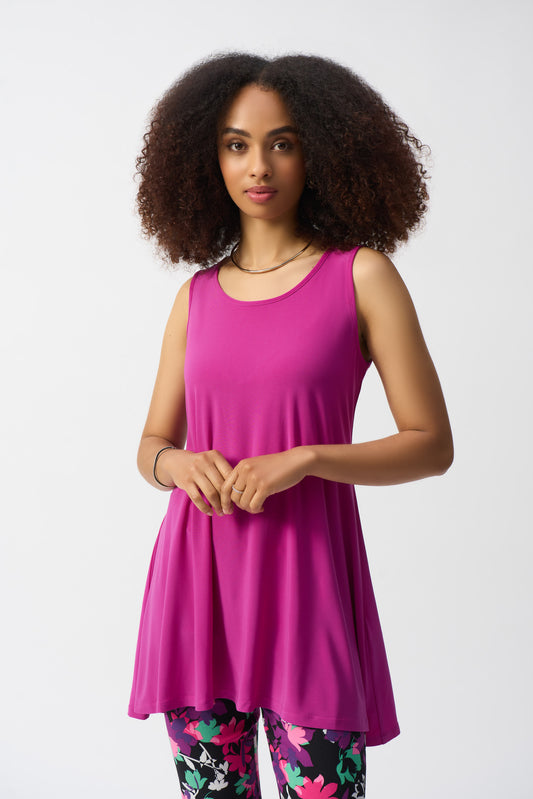Joseph Ribkoff Sleeveless Flared Tunic Purple Orchid 251971
