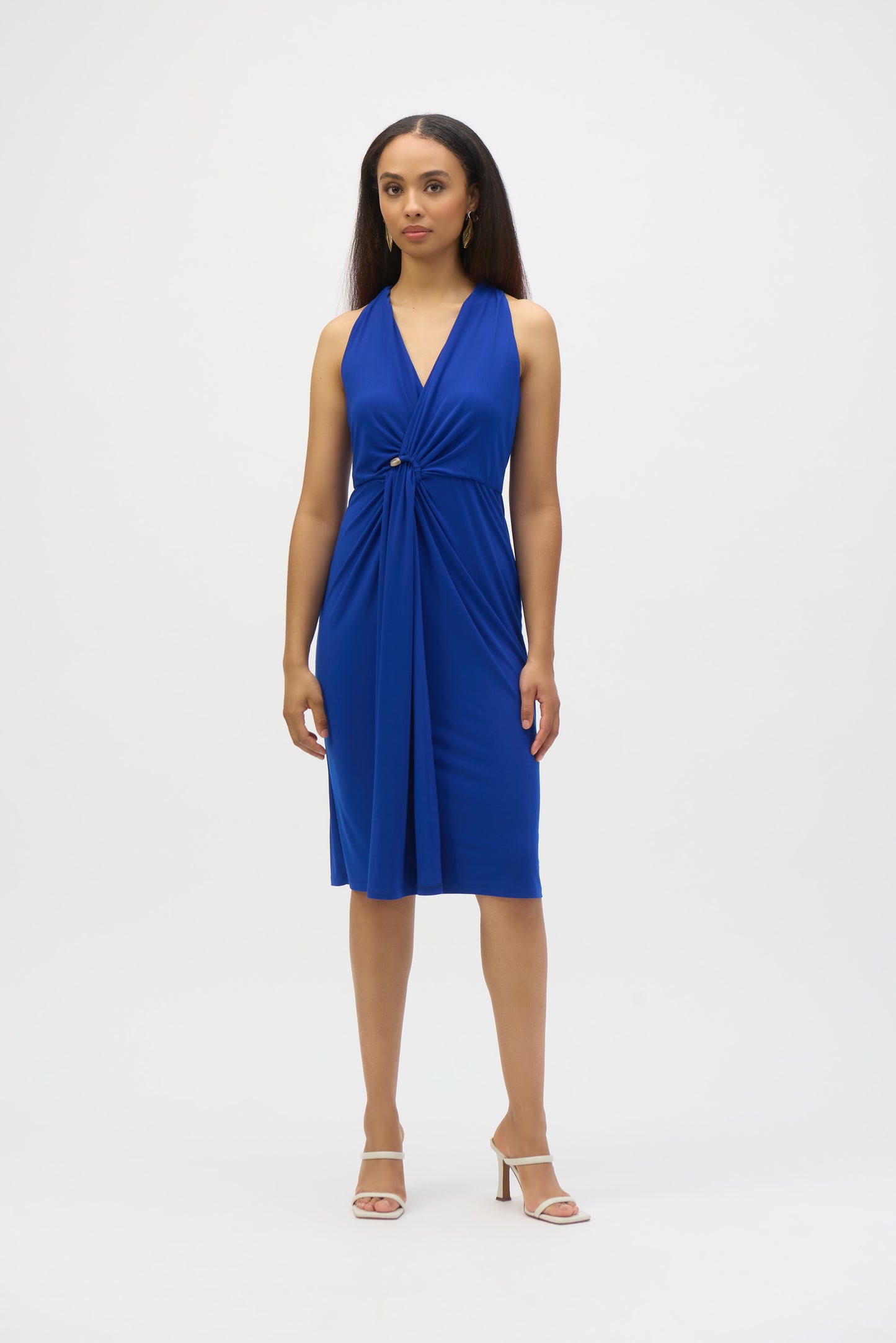 Joseph Ribkoff Halter Sheath Dress Royal Sapphire 252161
