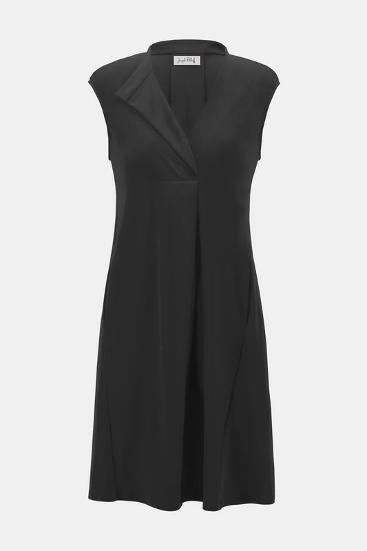 Joseph Ribkoff Sleeveless Trapeze Dress Black 252190