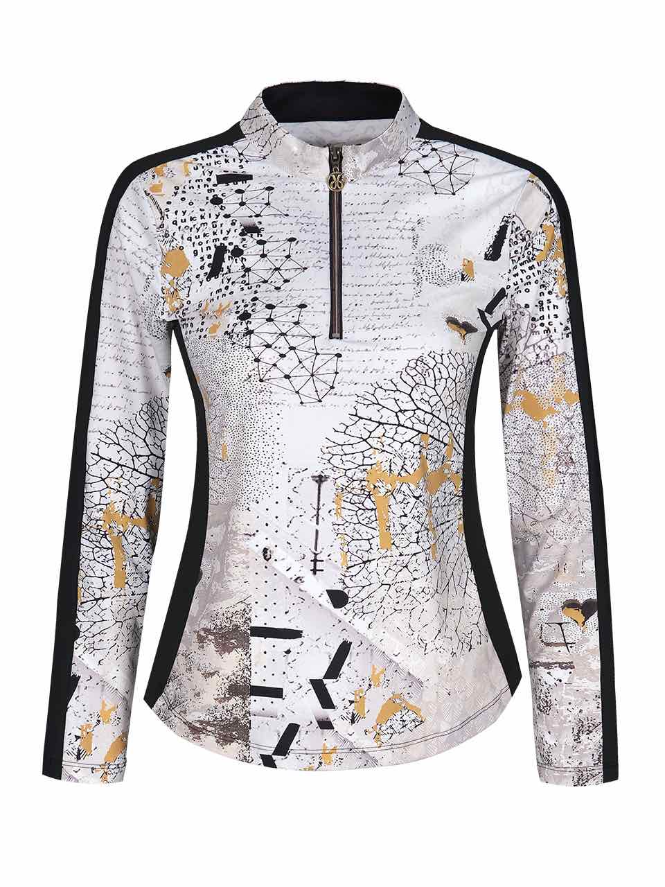 Dolcezza Golf Wear 1/4 Zip Pullover Hydrangea 35412