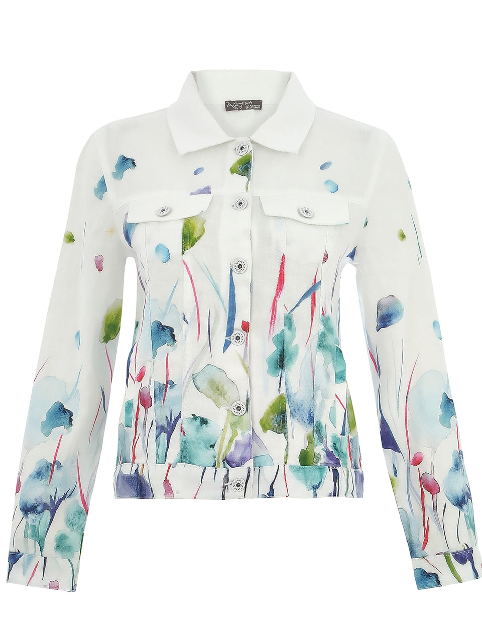 Dolcezza Linen Jacket Misty Blossom 25784
