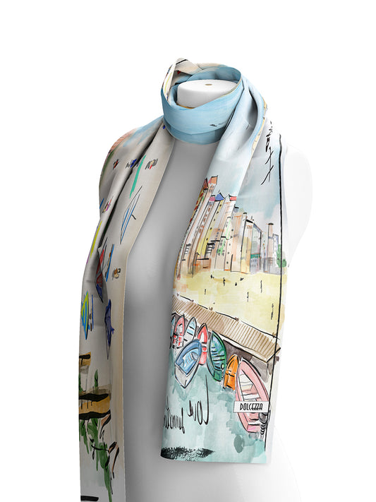 Dolcezza Lightweight Scarf Le Sable et la Mer 25900
