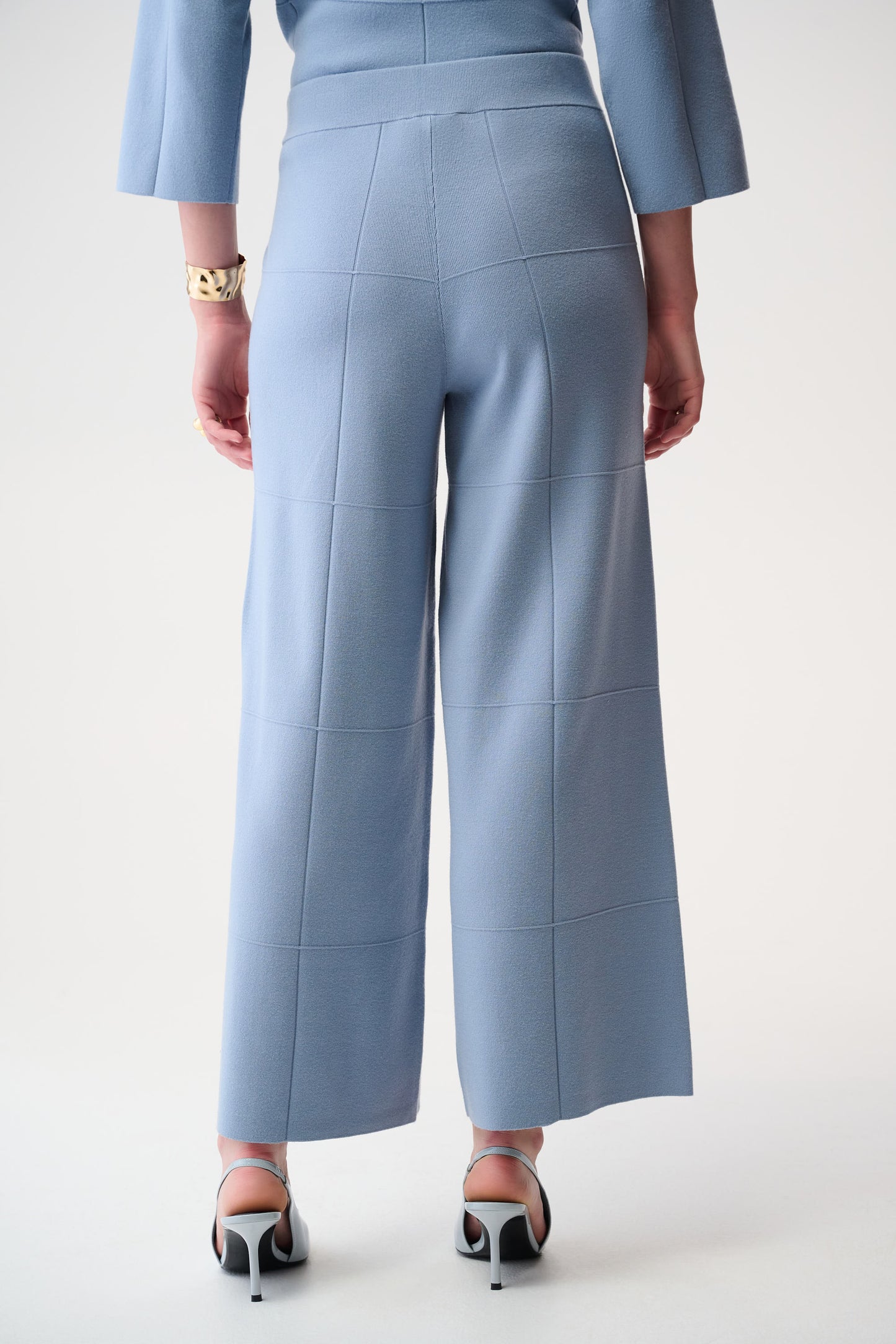 Joseph Ribkoff Brushed Viscose Culotte Pants Chambray 261982