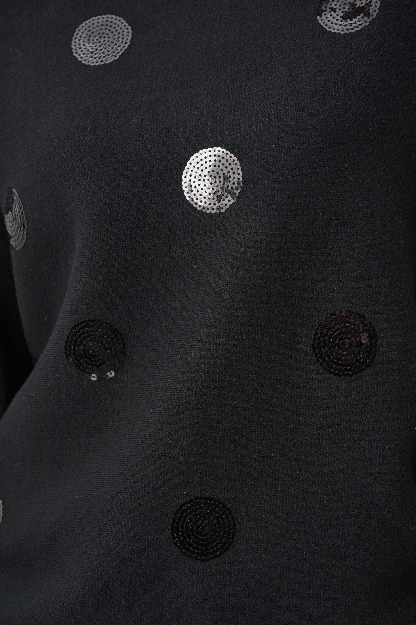Joseph Ribkoff Boxy Embroidered Sweater Black 263942