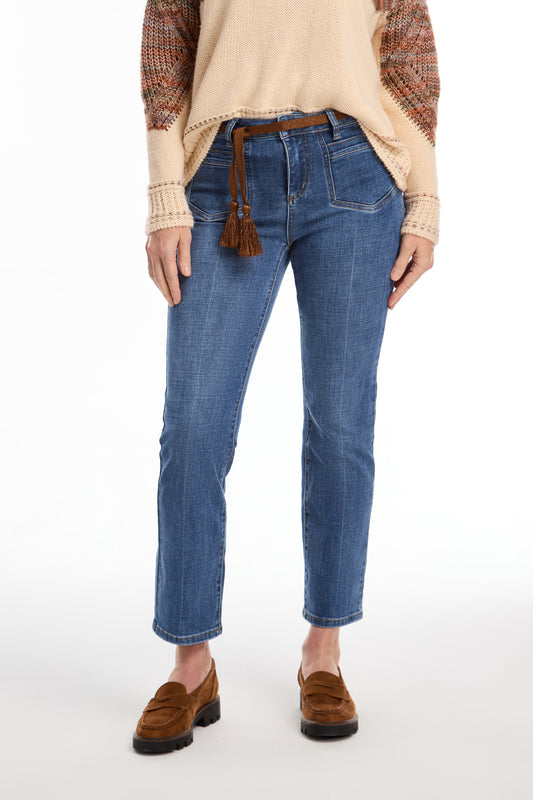 FDJ Olivia Straight Ankle Mid Wash 2672809