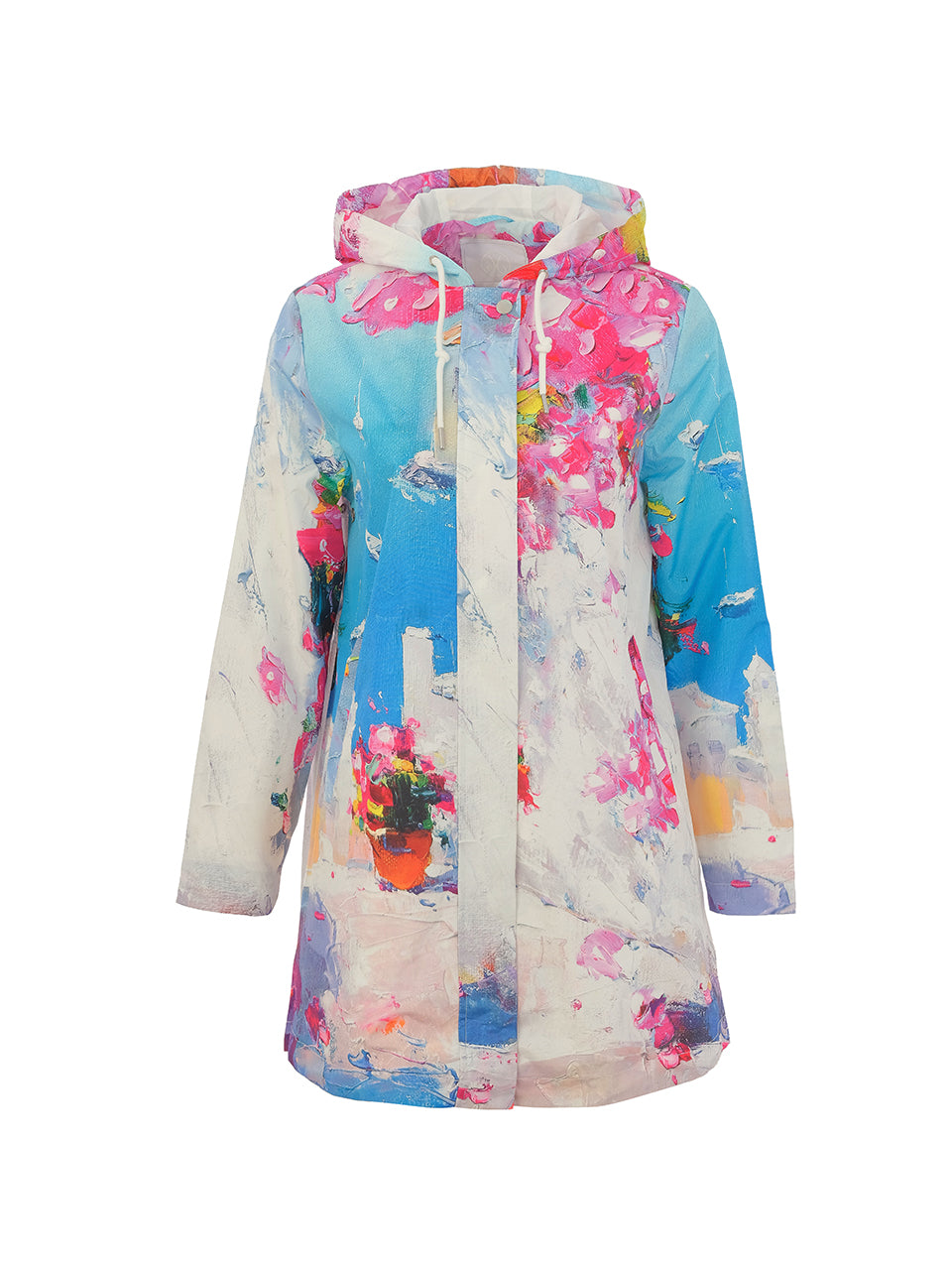 Dolcezza Woven Raincoat "Summer in Santorini" 26870