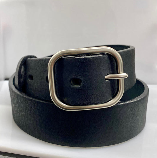 Medike Landes Italian Leather Belt Black 27460