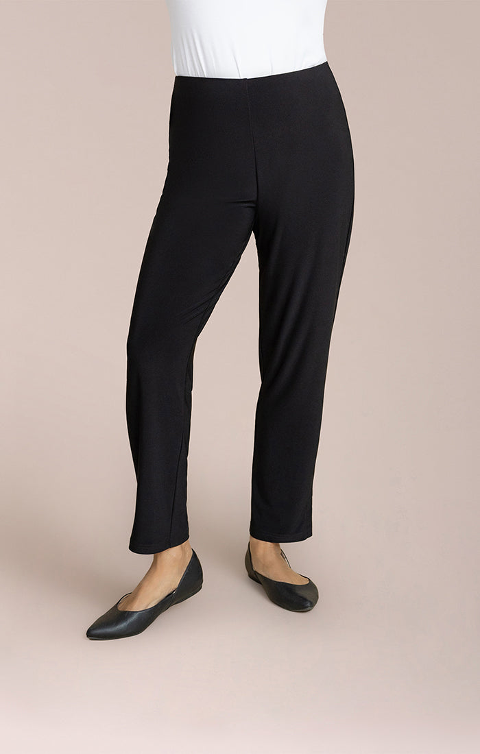 Sympli Narrow Midi Pant Black 2748M-Lighter Jersey