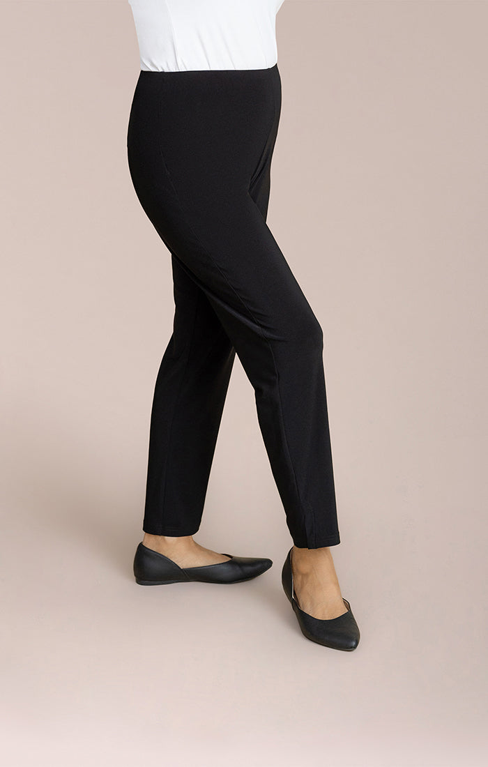 Sympli Narrow Midi Pant Black 2748M-Lighter Jersey