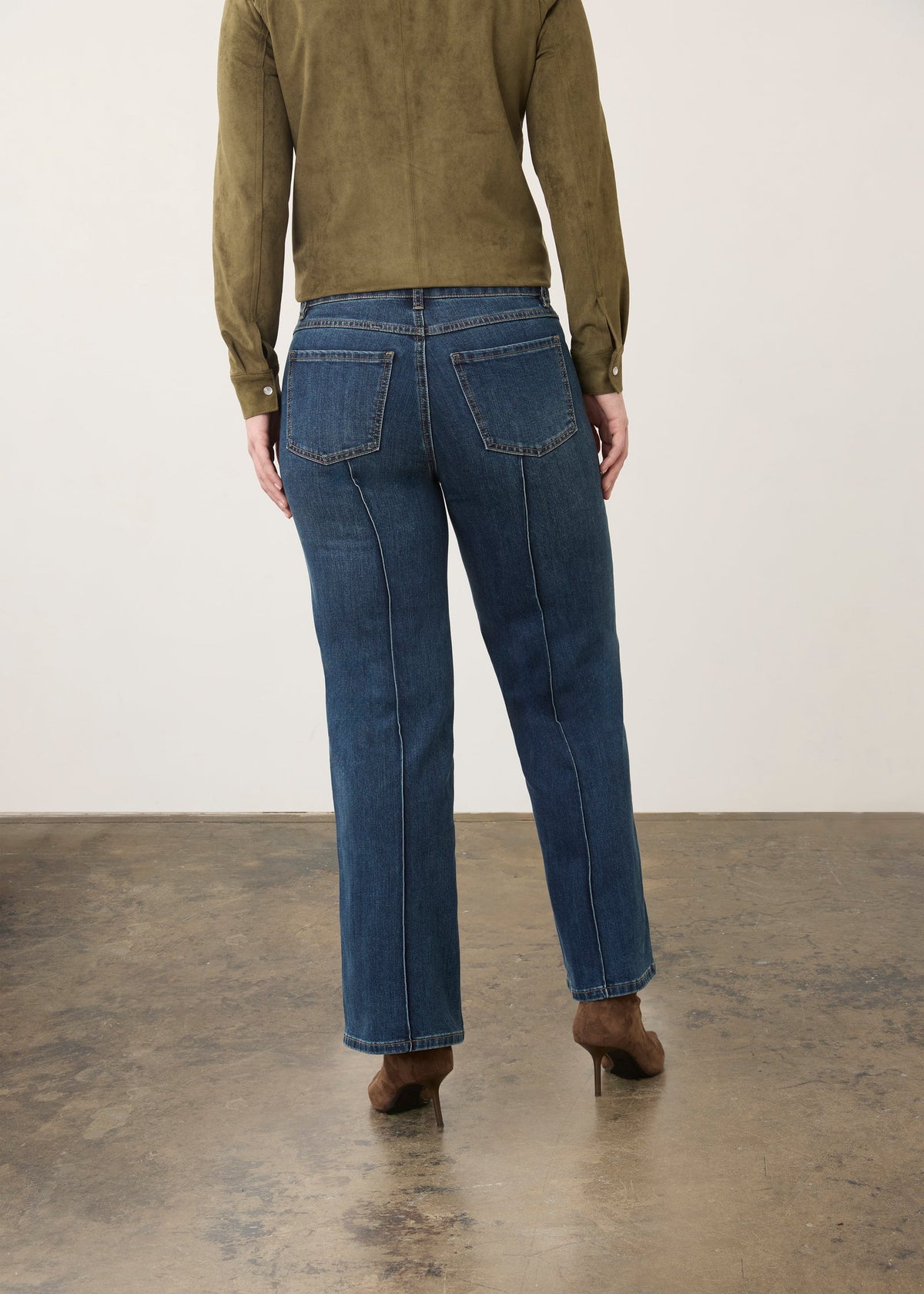 FDJ Olivia Wide Ankle Jeans Dark Indigo 2768779