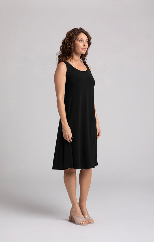 Sympli Nu Tank Dress Short Black 28176