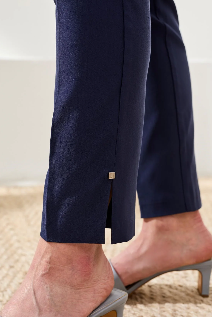 Tribal Flatten It Pull On Ankle Pant Jet Blue 30100-7165-3068