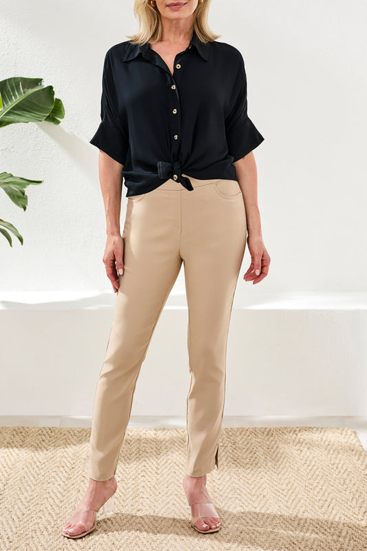 Tribal Flatten It Pull On Ankle Pant Beach 30100-7165-1167