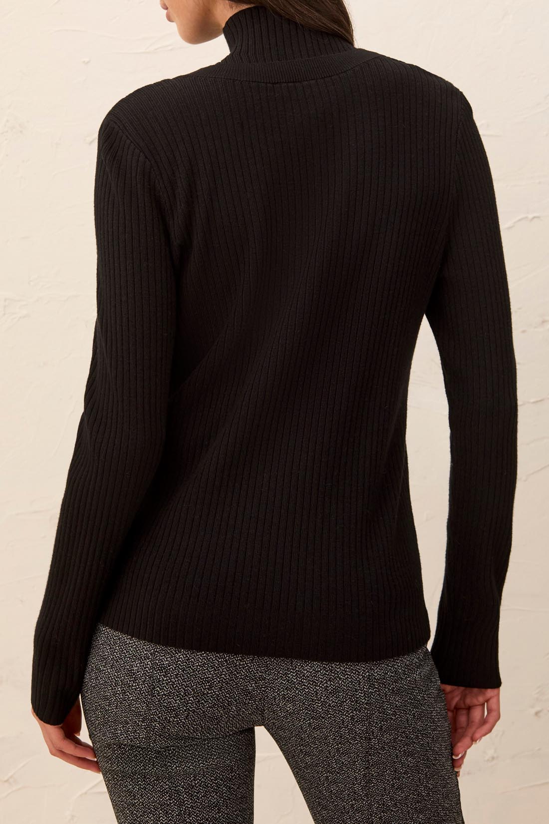 Tribal Long Sleeve Sweater Cardigan Black 31230-835-0002