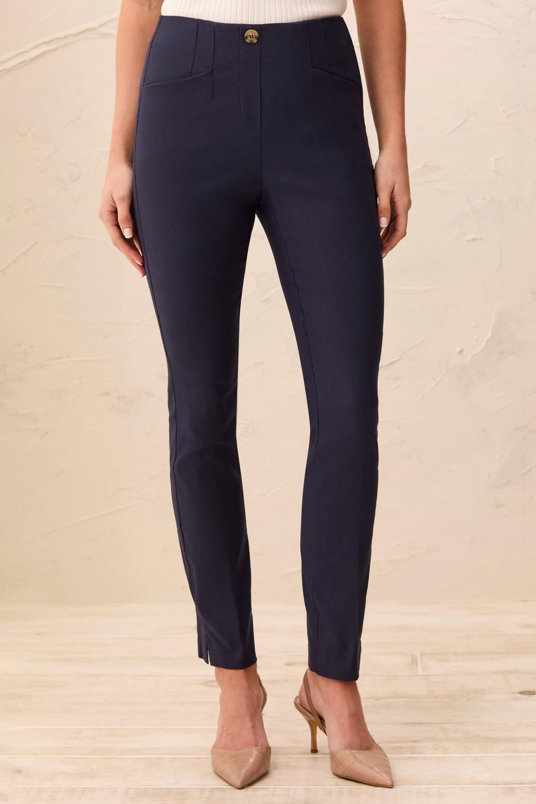 Tribal Flatten It Pull On Ankle Pant Sapphire 31430-7165-0805