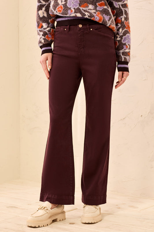 Tribal Fly Front 5 Pocket Pant Fudge 31610-2020W-0759