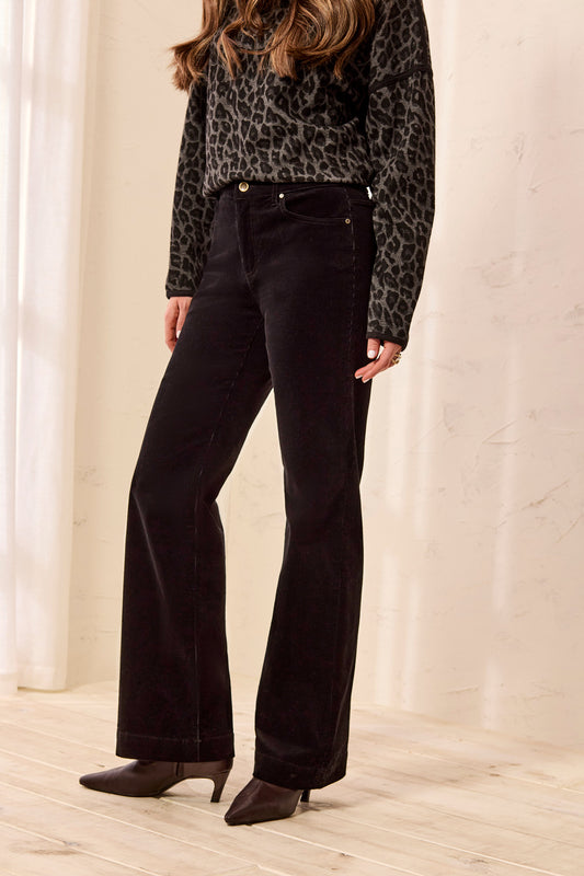 Tribal Fly Front 5 Pocket Pant Black 31670-3779-0002