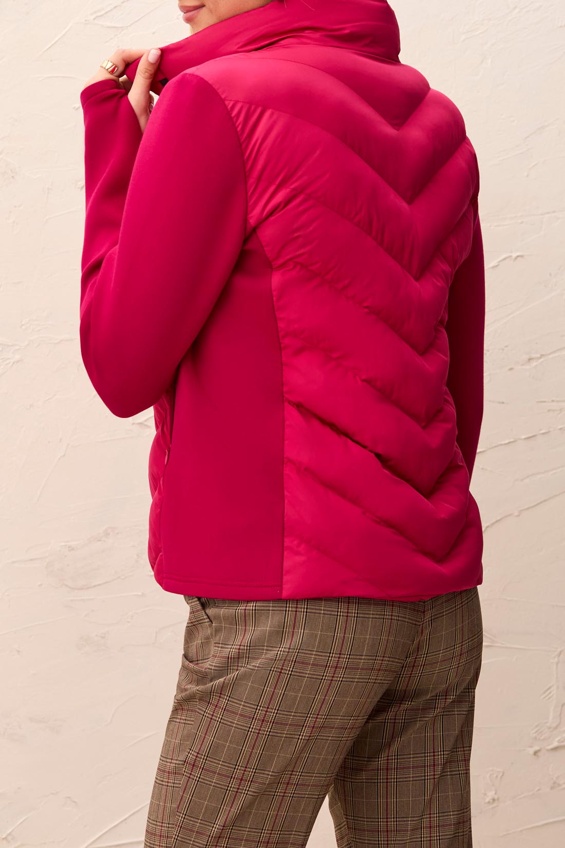 Tribal Long Sleeve Zip Front Puffer w/Removable Hood Jazzy 31720-8512-3385