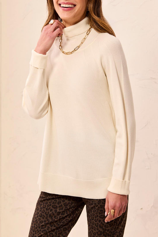 Tribal L/S Turtleneck Sweater Moonstone 32100-8477-3111