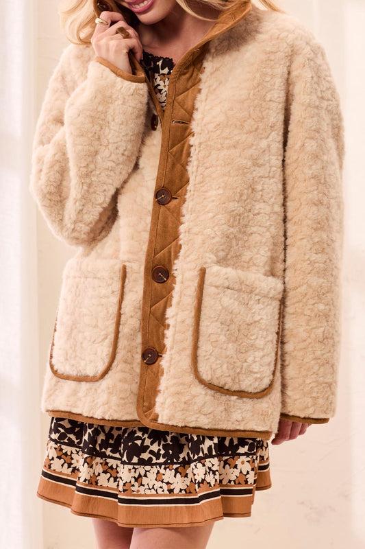 Tribal Reversible Coat Walnut 32390-8545-0933