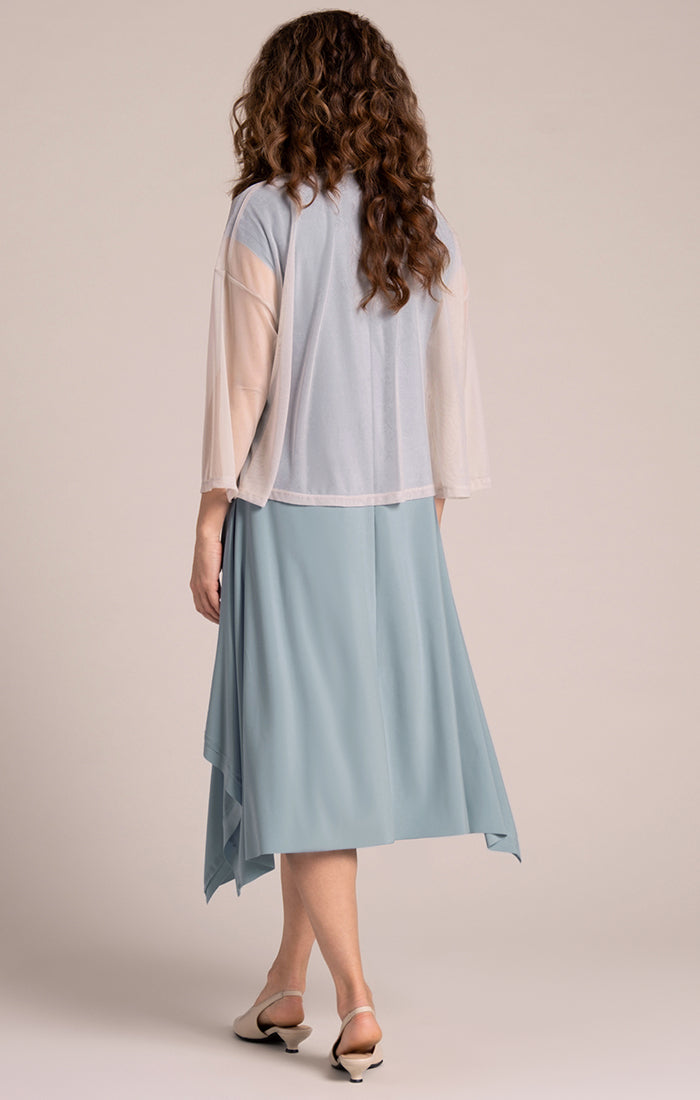 Sympli Mezza Luna Cardigan, Mesh Cashew 325177-4