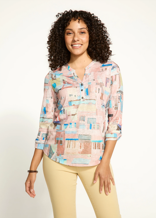 FDJ Tab Up Henley Top Riviera 3519451