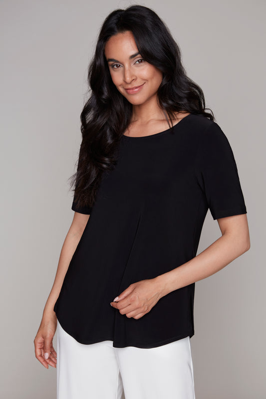 Compli K Relaxed Fit Short Sleeve Top Black 36091