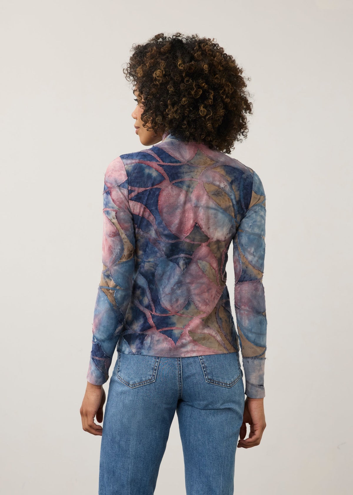 FDJ Long Sleeve Mock Neck Top Equinox 3642126