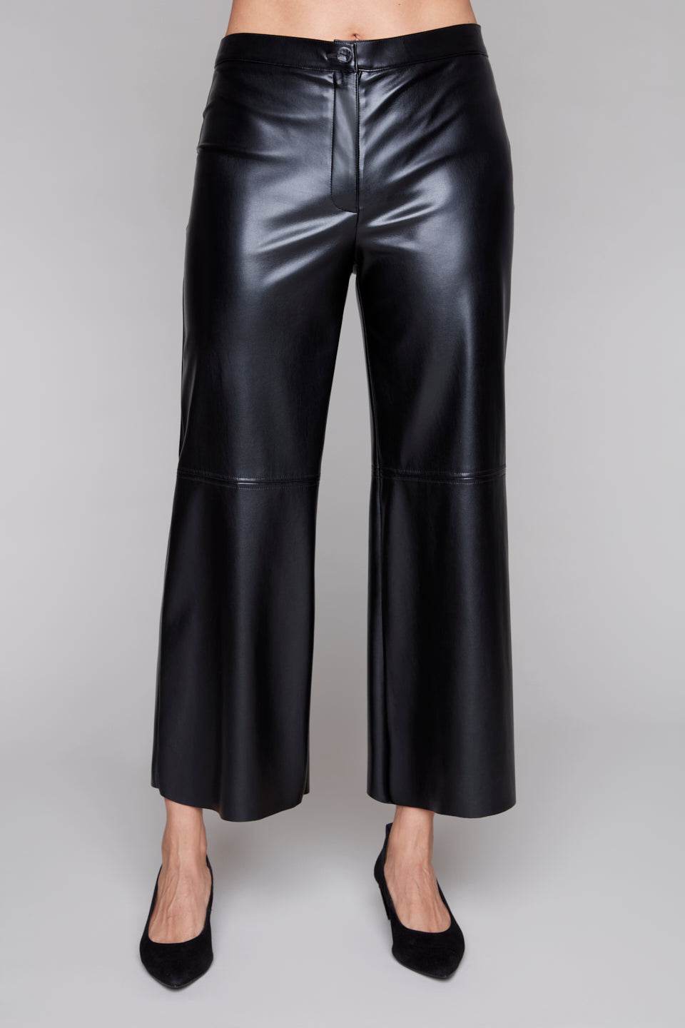Compli K Faux Leather Pants Black 36535