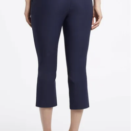 Tribal Flatten It Pull-On Capri w/Side Slit Deep Blue 48250-2485-2317