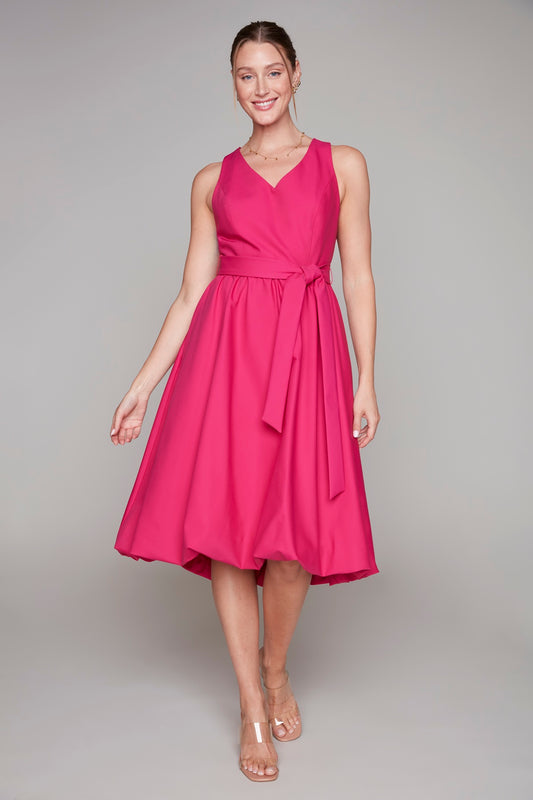 Compli K Bubble Dress Fuchsia 50196