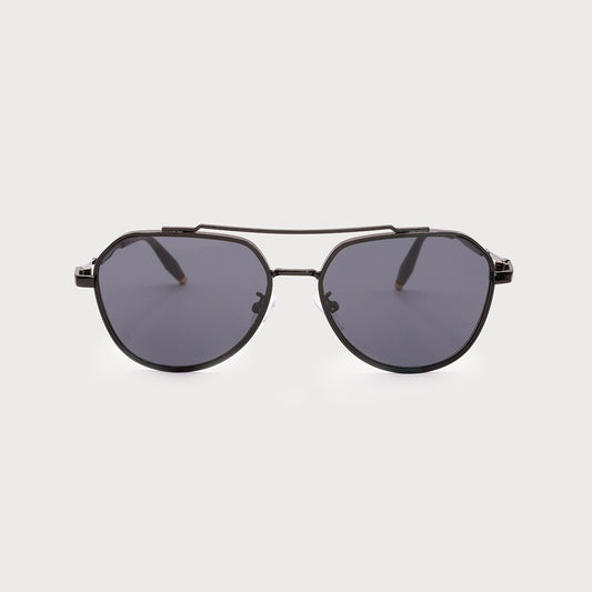 Caracol Aviator Sunglasses 100% UV Protection Black 5066-BLK