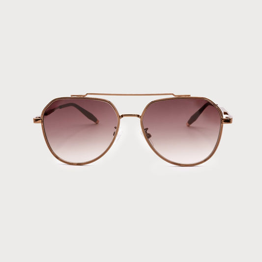 Caracol Aviator Sunglasses 100% UV Protection Brown 5066-BRN