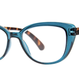 A.J. Morgan Reader Glasses Cuddly Blue/Tort 54378