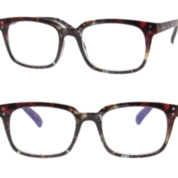 A.J. Morgan Reader Glasses Collage Red Multi 54402