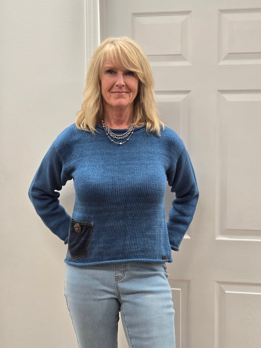 Shannon Passero Royce Pullover Indigo 5470
