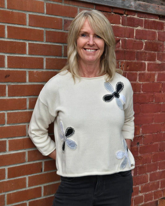 Shannon Passero Mira Pullover Cream 5527