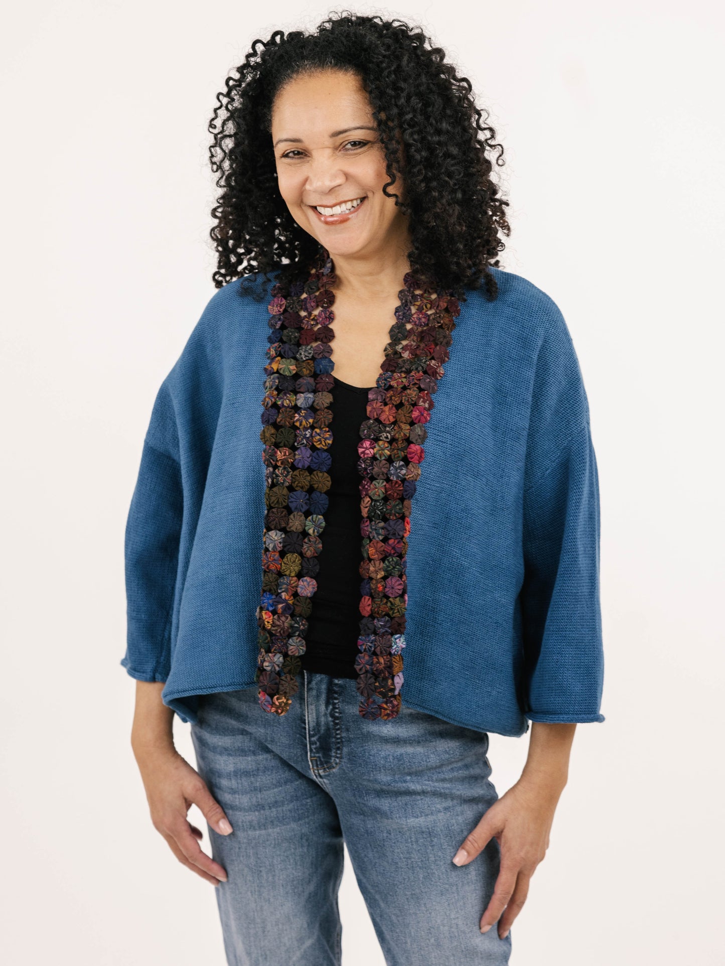Shannon Passero Lockport Cardigan Indigo 5569