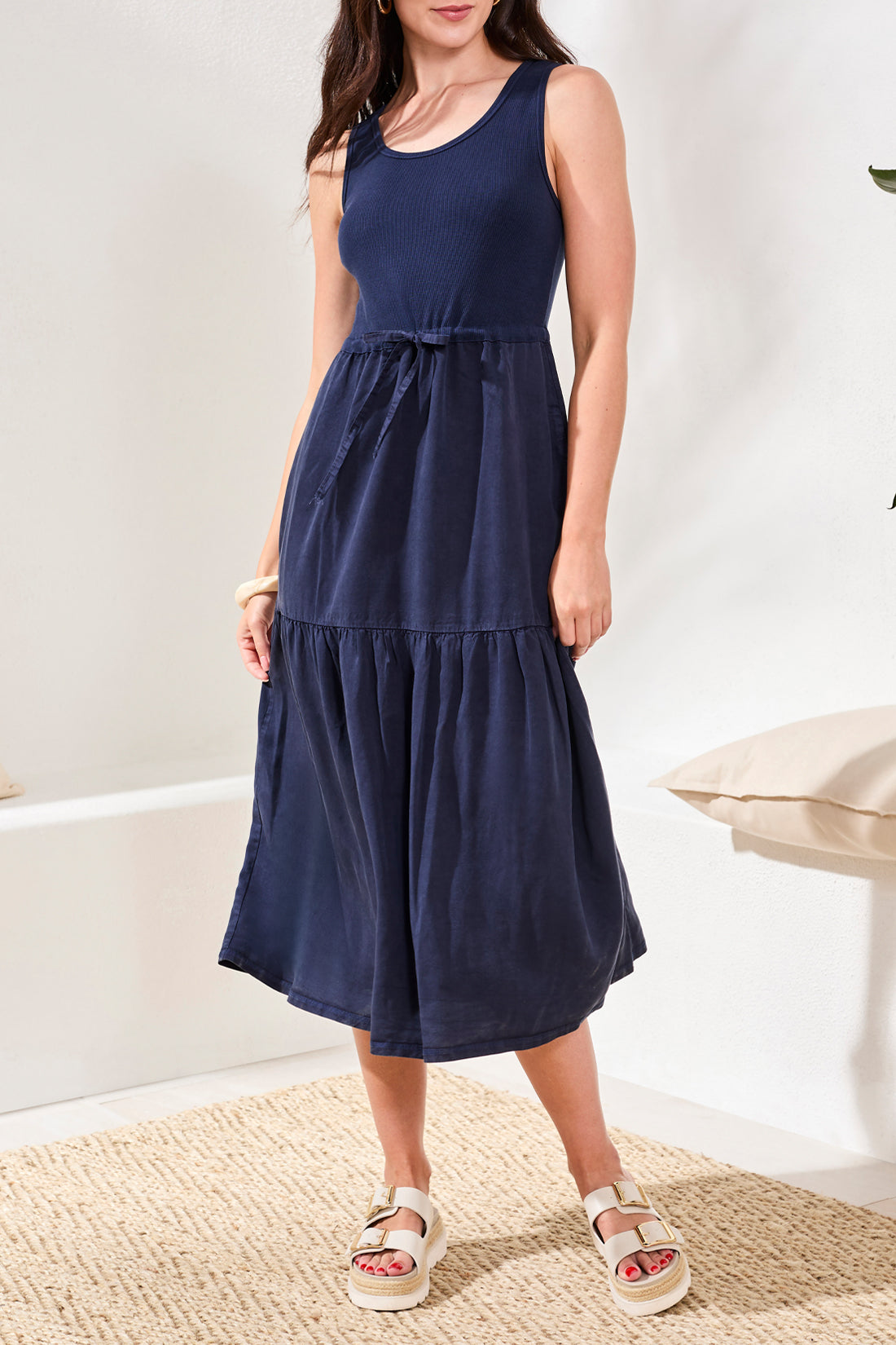 Tribal Mixed Media Dress Nautical 57760-5248-2474