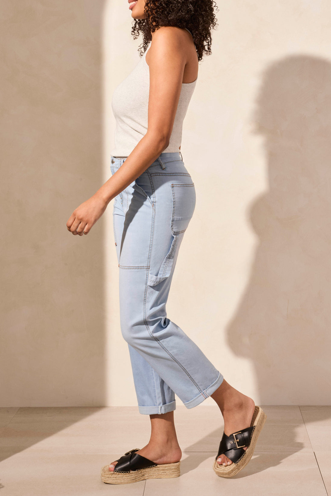 Tribal Audrey Girlfriend Straight Carpenter Jeans Bluetiful 58440-3111-3214