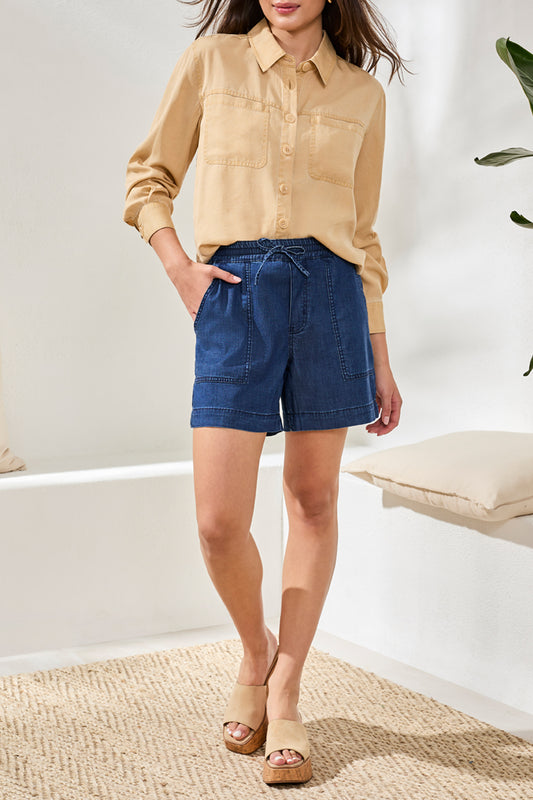 Tribal Audrey Jogger Short Seahaven 61260-5383-2539