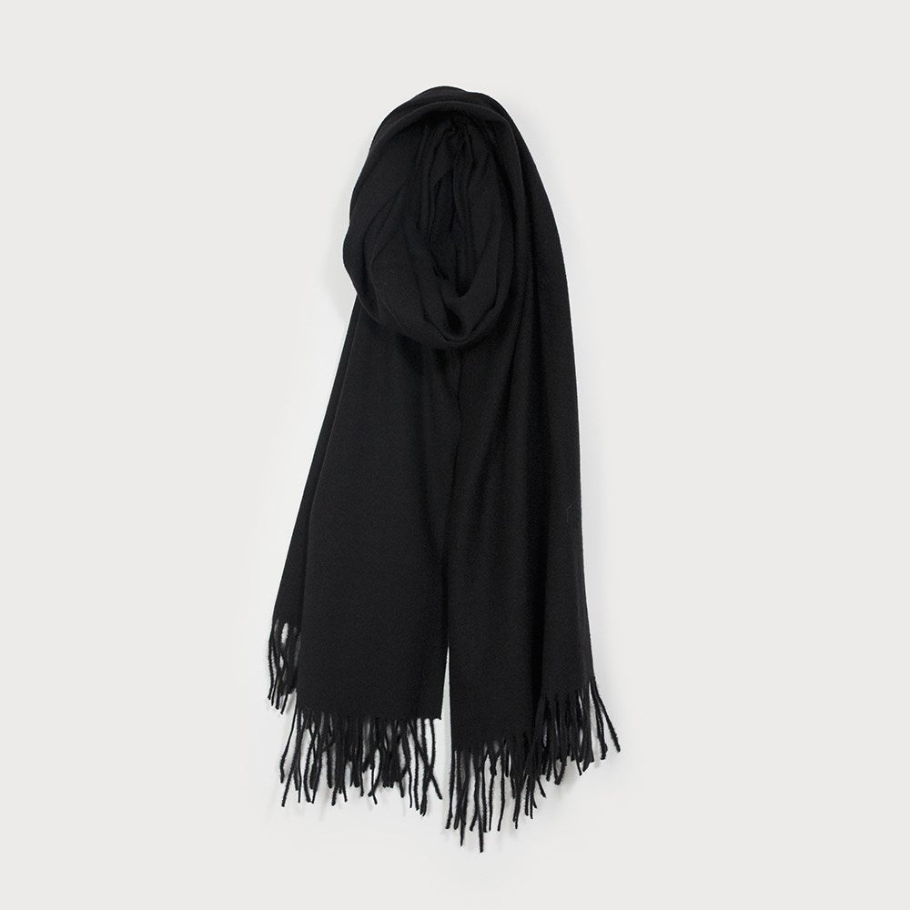 Caracol Soft and Warm Solid Scarf Black 6216-BLK