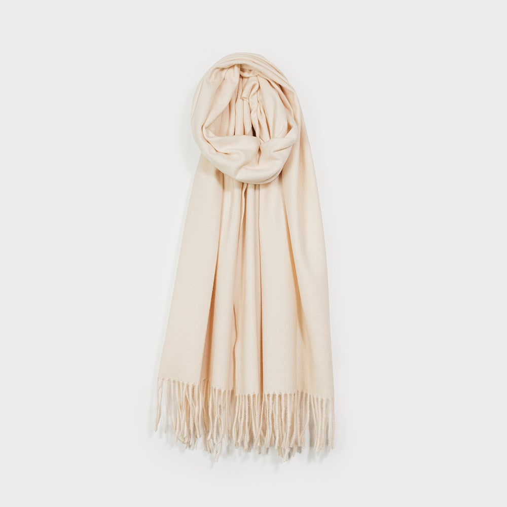 Caracol Soft and Warm Solid Scarf Cream 6216-CRM