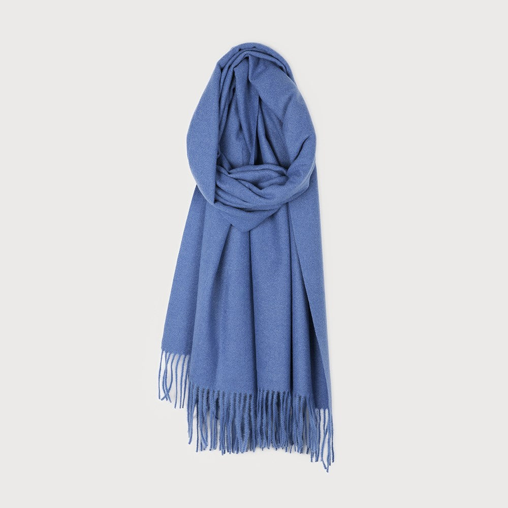 Caracol Soft and Warm Solid Scarf Denim 6216-DEN