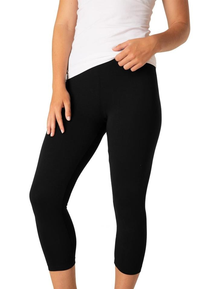 Base Level Ycarus Capri Leggings Black 6000025