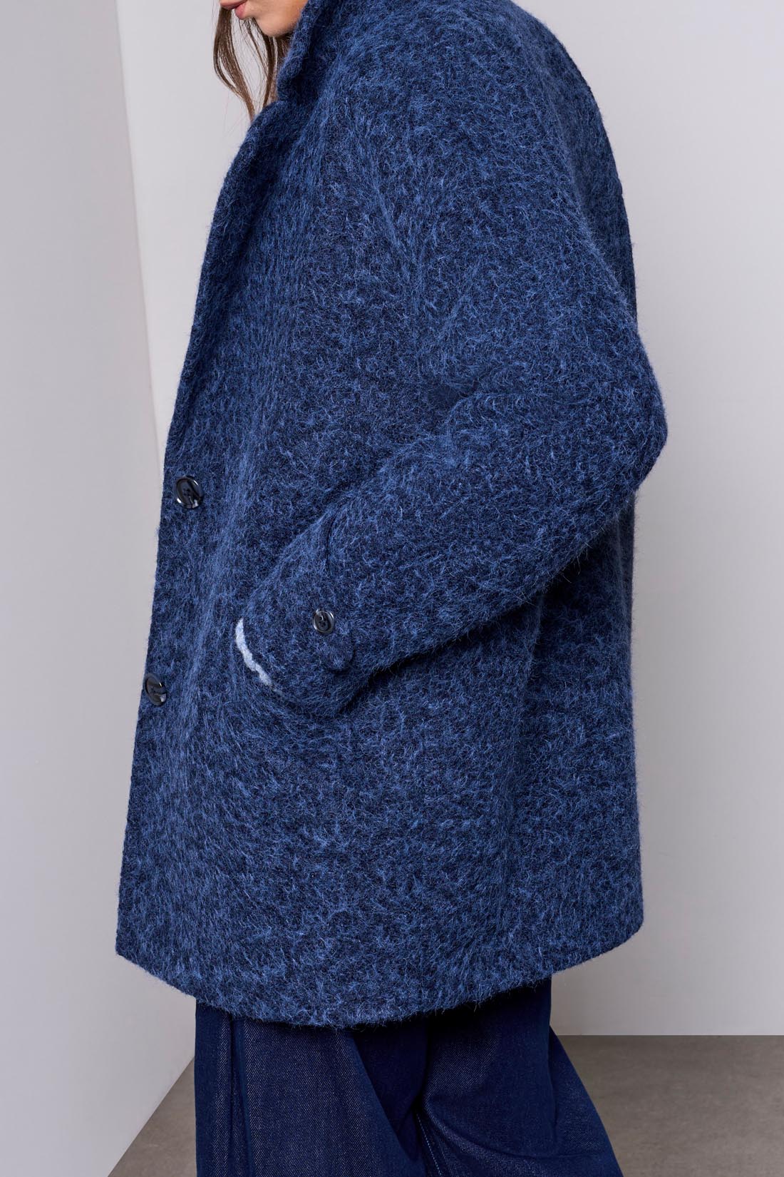 Tribal Lined Cocoon Coat After Midnight 62450-5633-2077